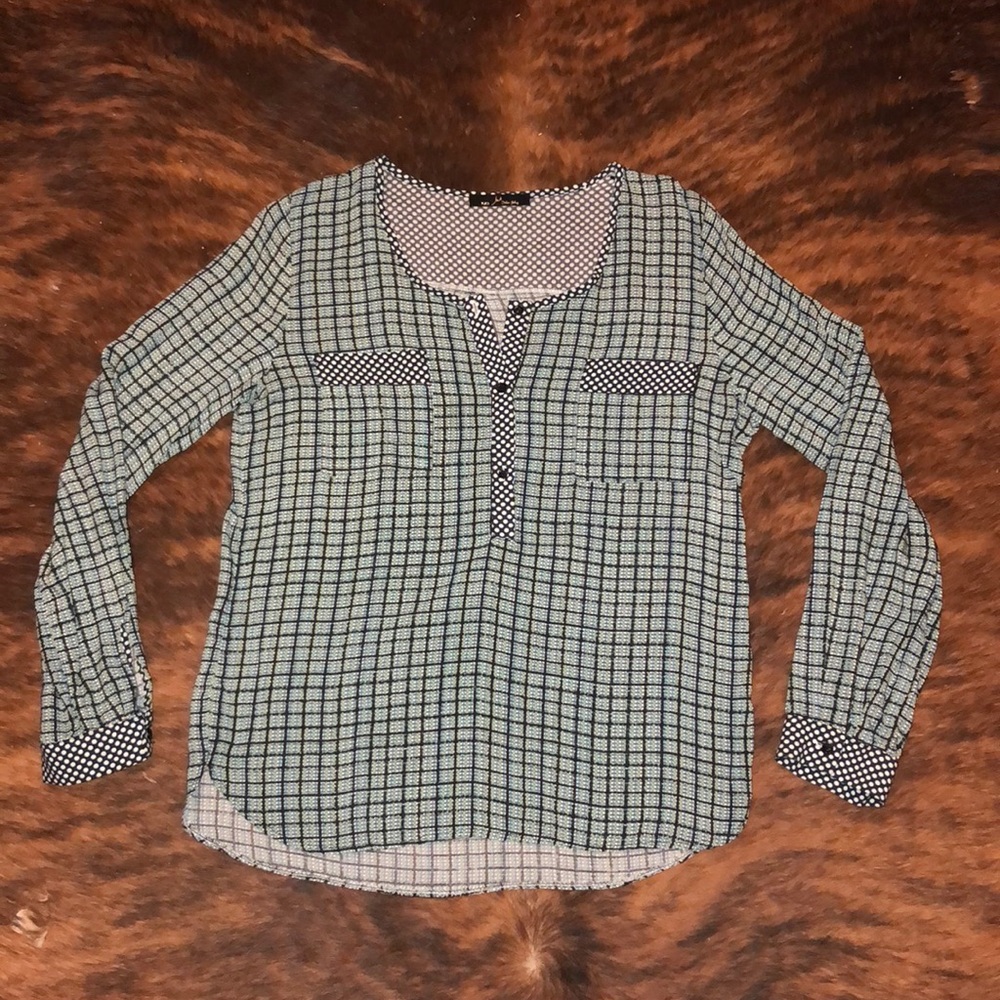 Long sleeve blouse